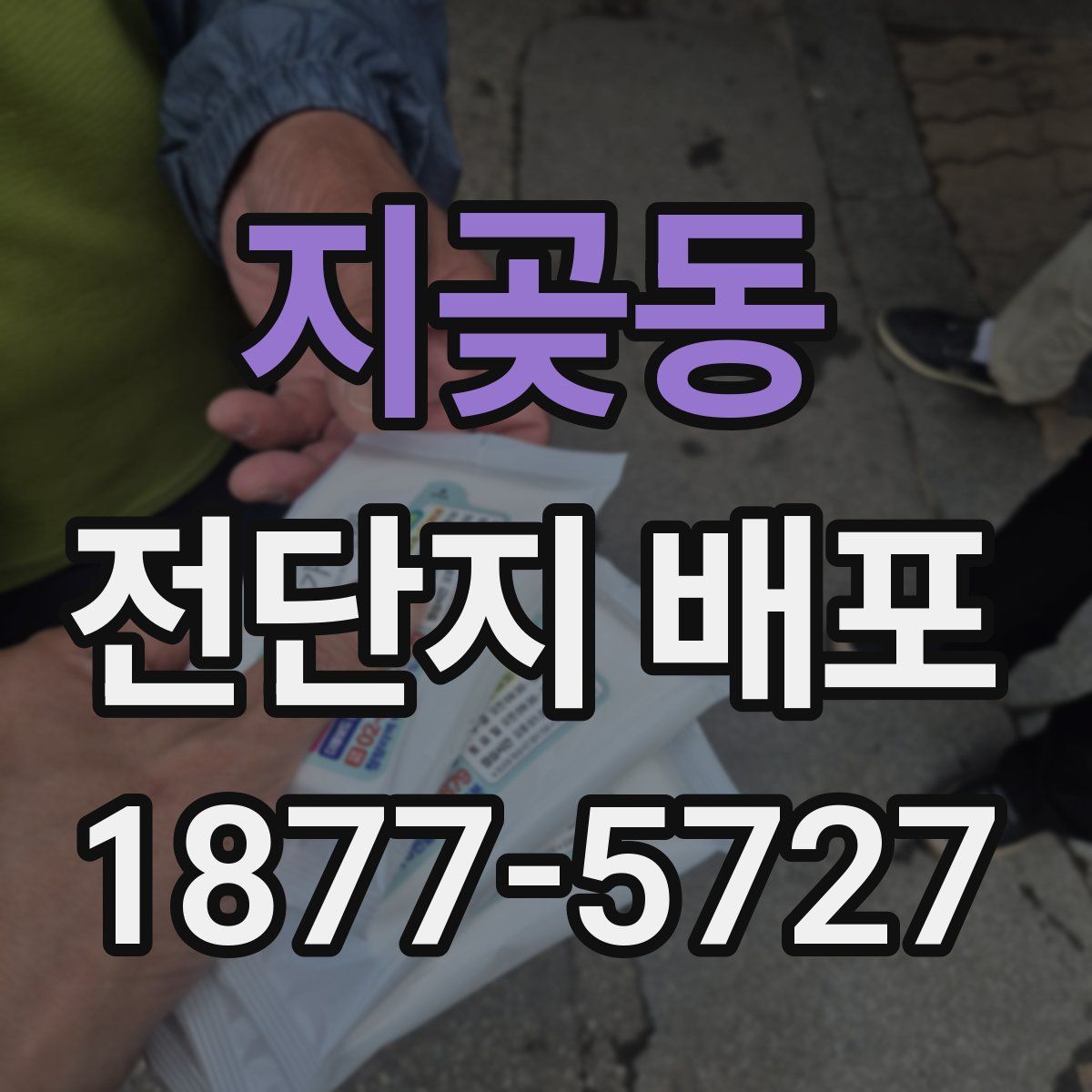 지곶동 전단지 배포