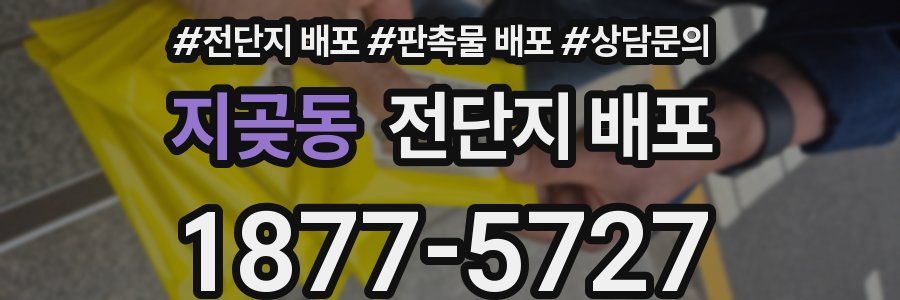 지곶동 전단지 배포