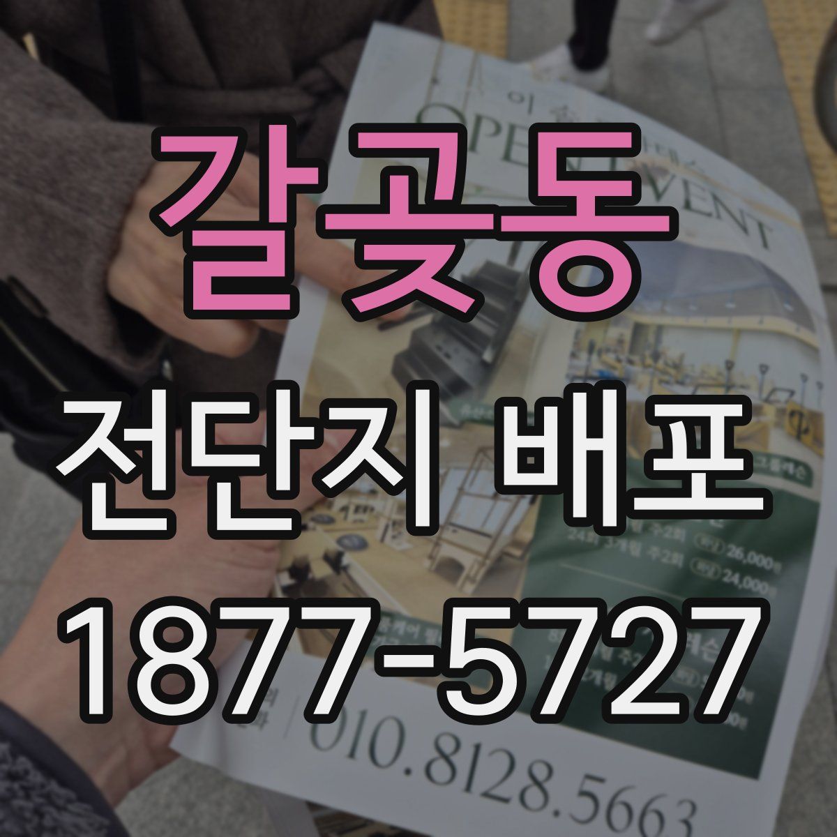 갈곶동 전단지 배포