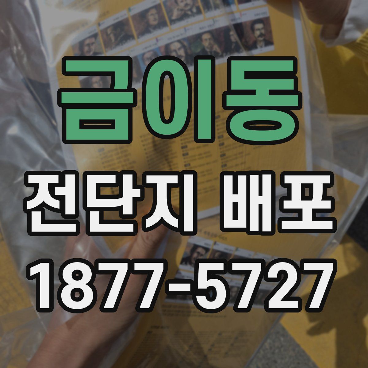 금이동 전단지 배포