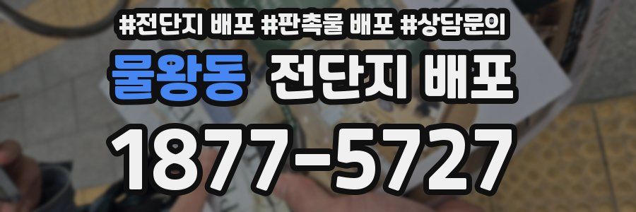 물왕동 전단지 배포