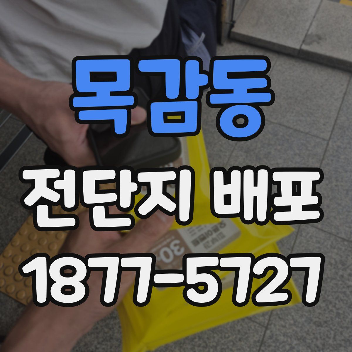 목감동 전단지 배포