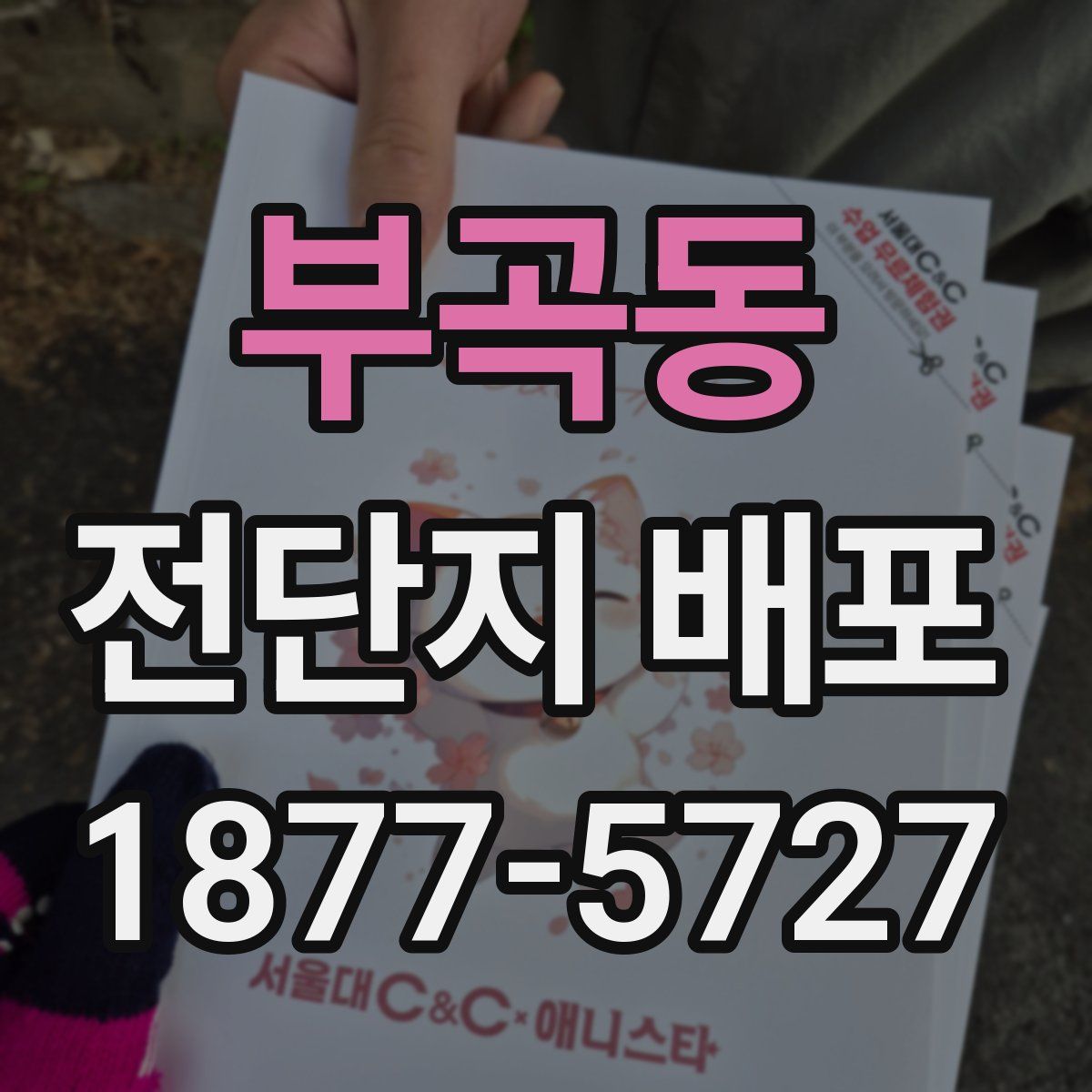 부곡동 전단지 배포