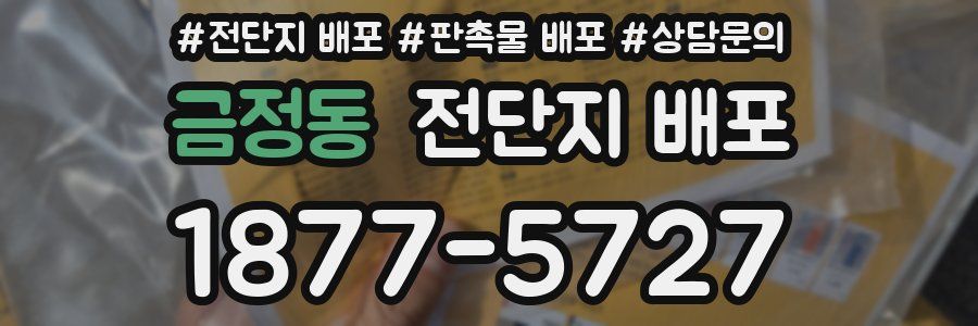 금정동 전단지 배포