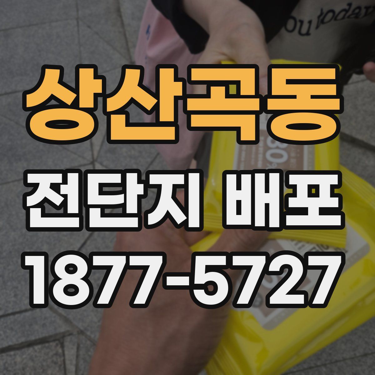 상산곡동 전단지 배포