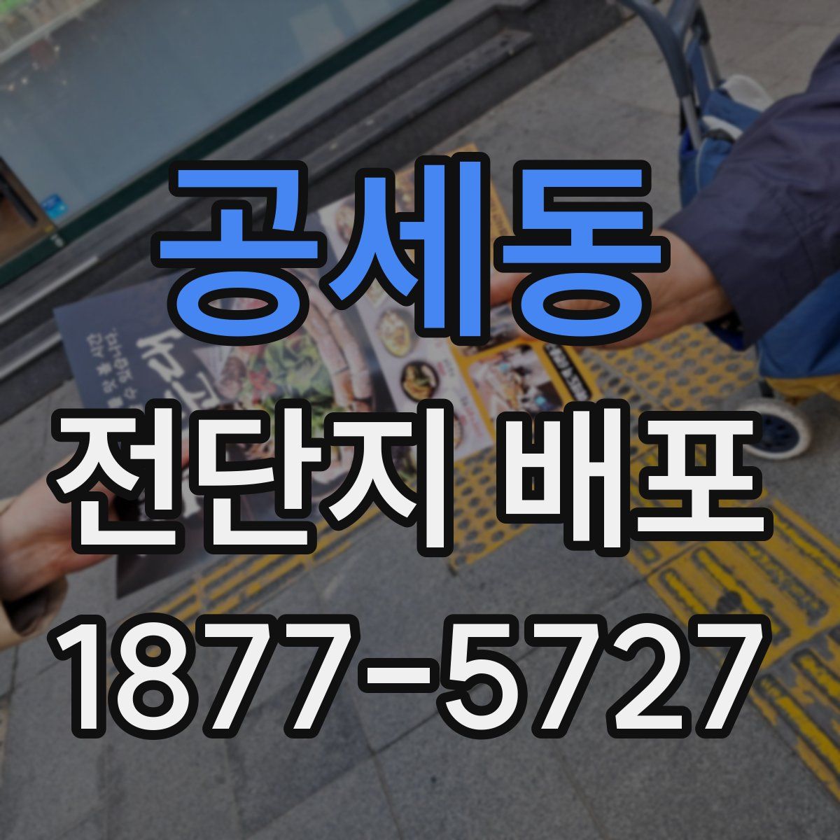 공세동 전단지 배포