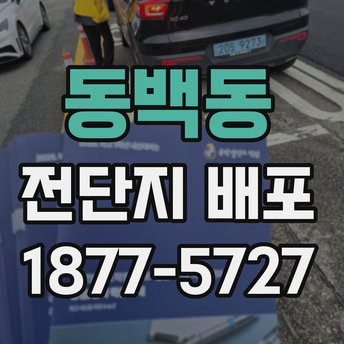 동백동 전단지 배포