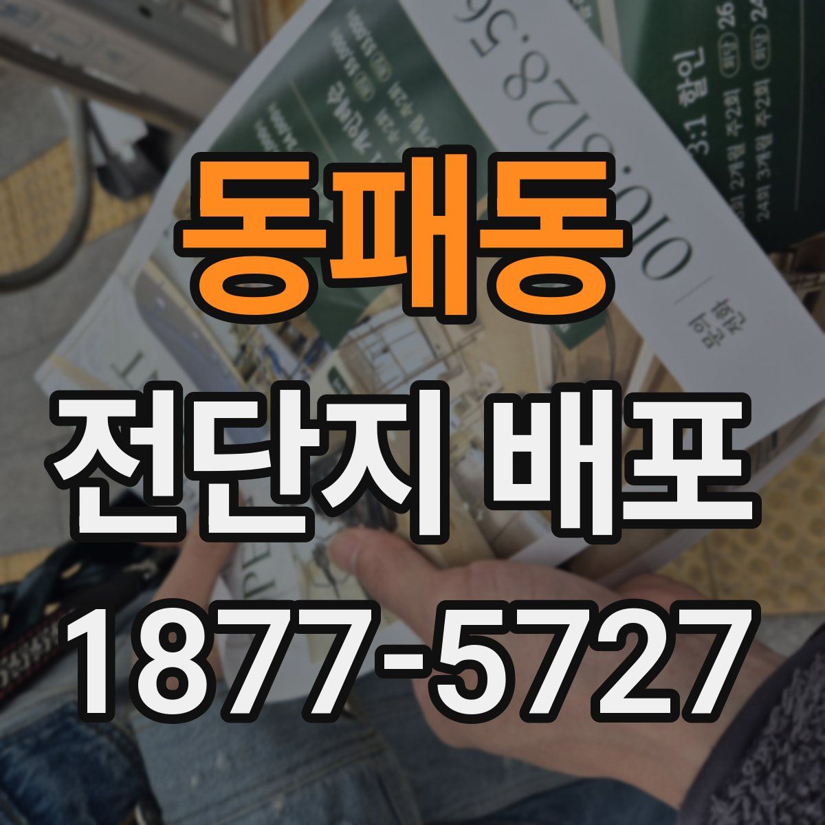 동패동 전단지 배포