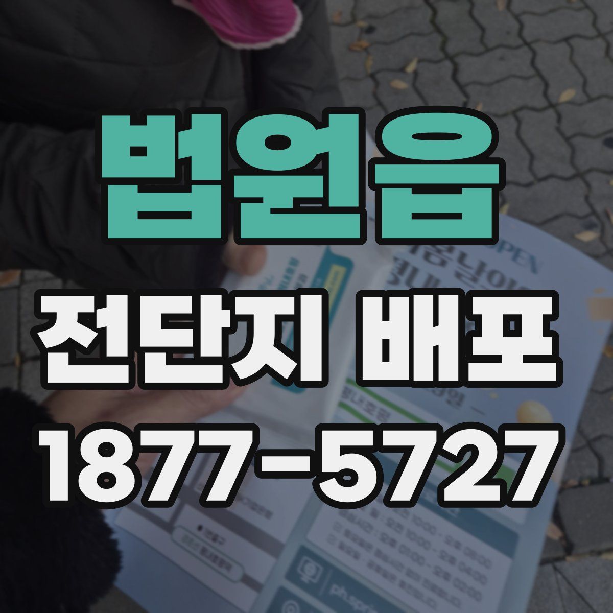 법원읍 전단지 배포