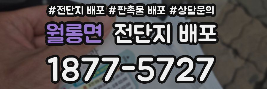 월롱면 전단지 배포