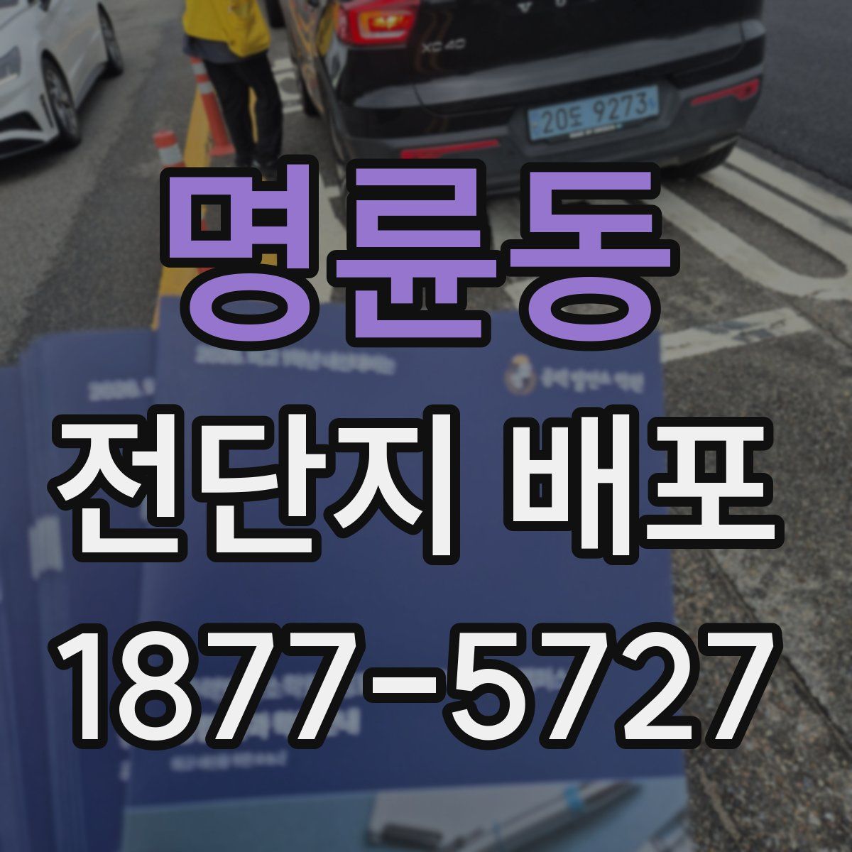 명륜동 전단지 배포
