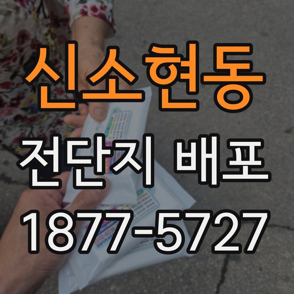 신소현동 전단지 배포
