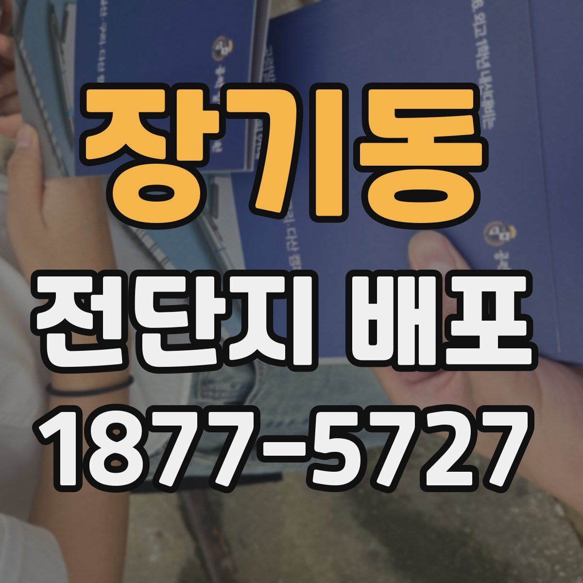 장기동 전단지 배포