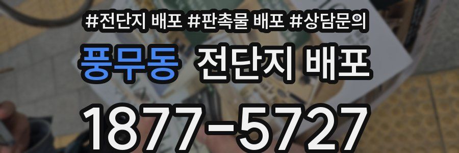 풍무동 전단지 배포