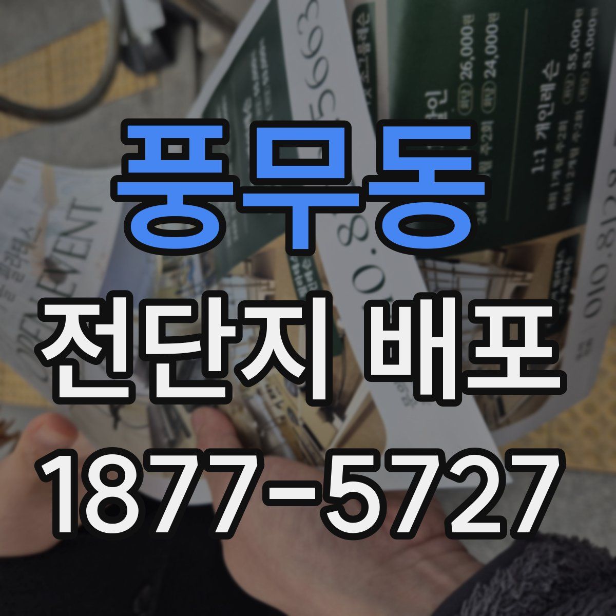 풍무동 전단지 배포