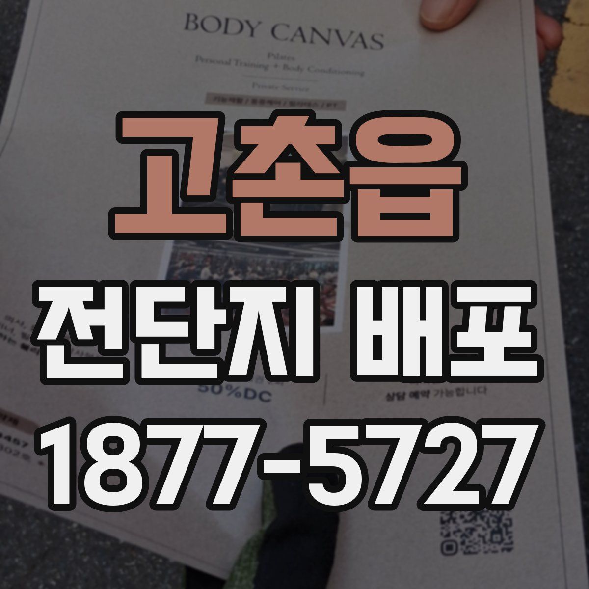 고촌읍 전단지 배포