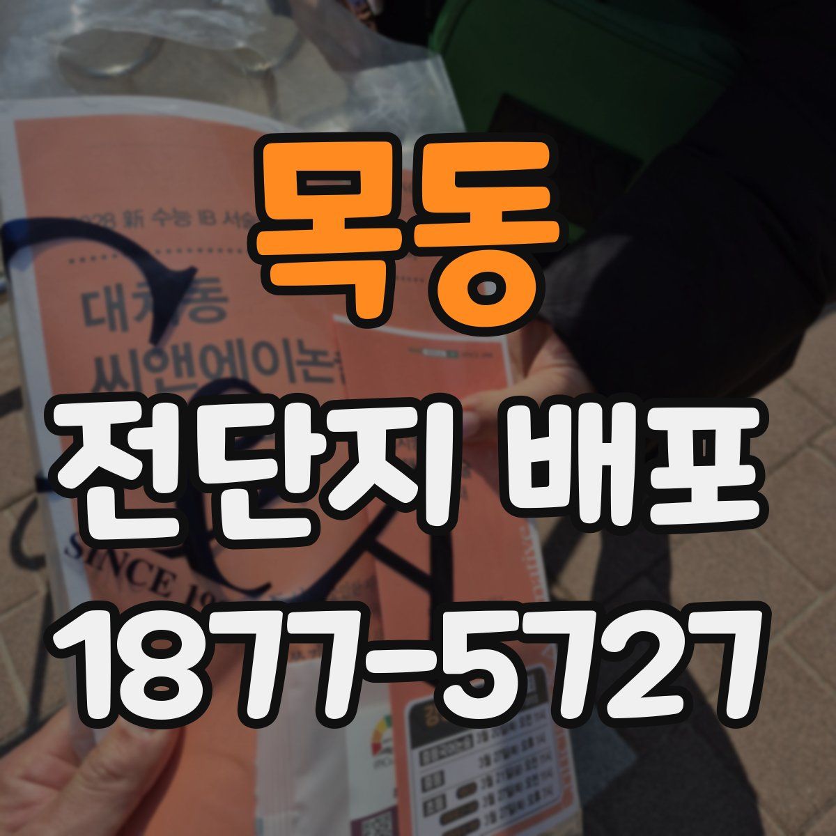 목동 전단지 배포