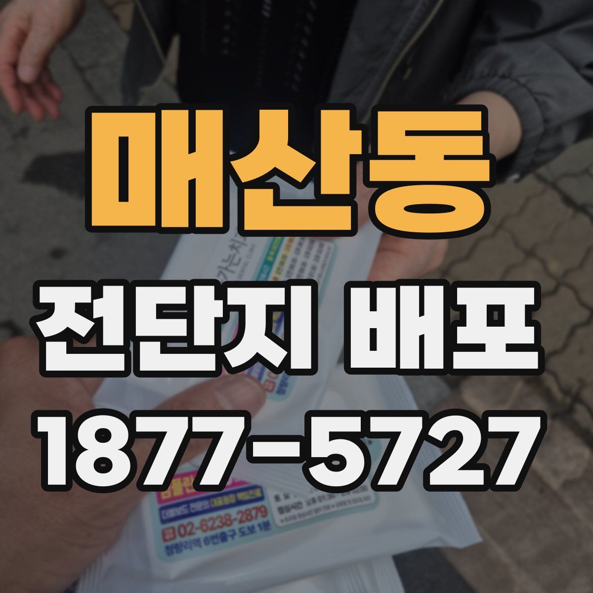 매산동 전단지 배포