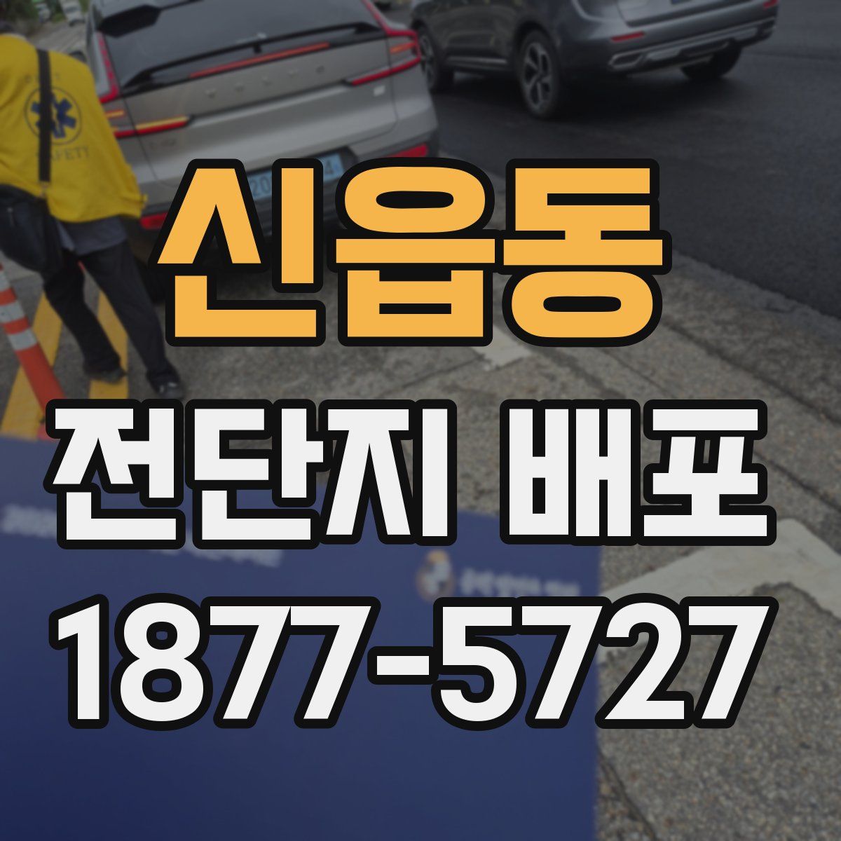 신읍동 전단지 배포