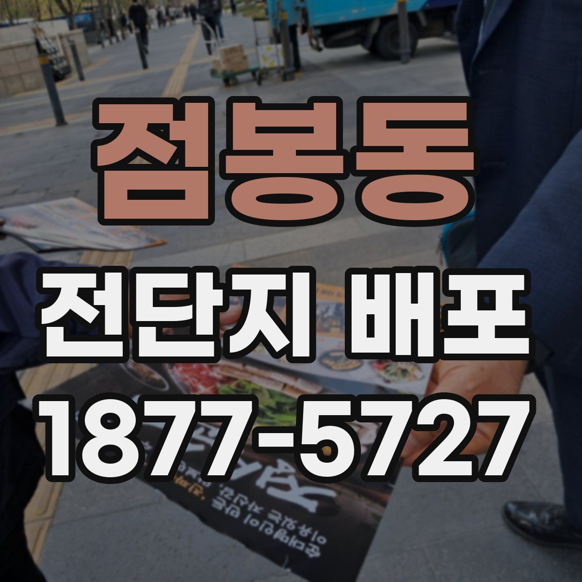 점봉동 전단지 배포