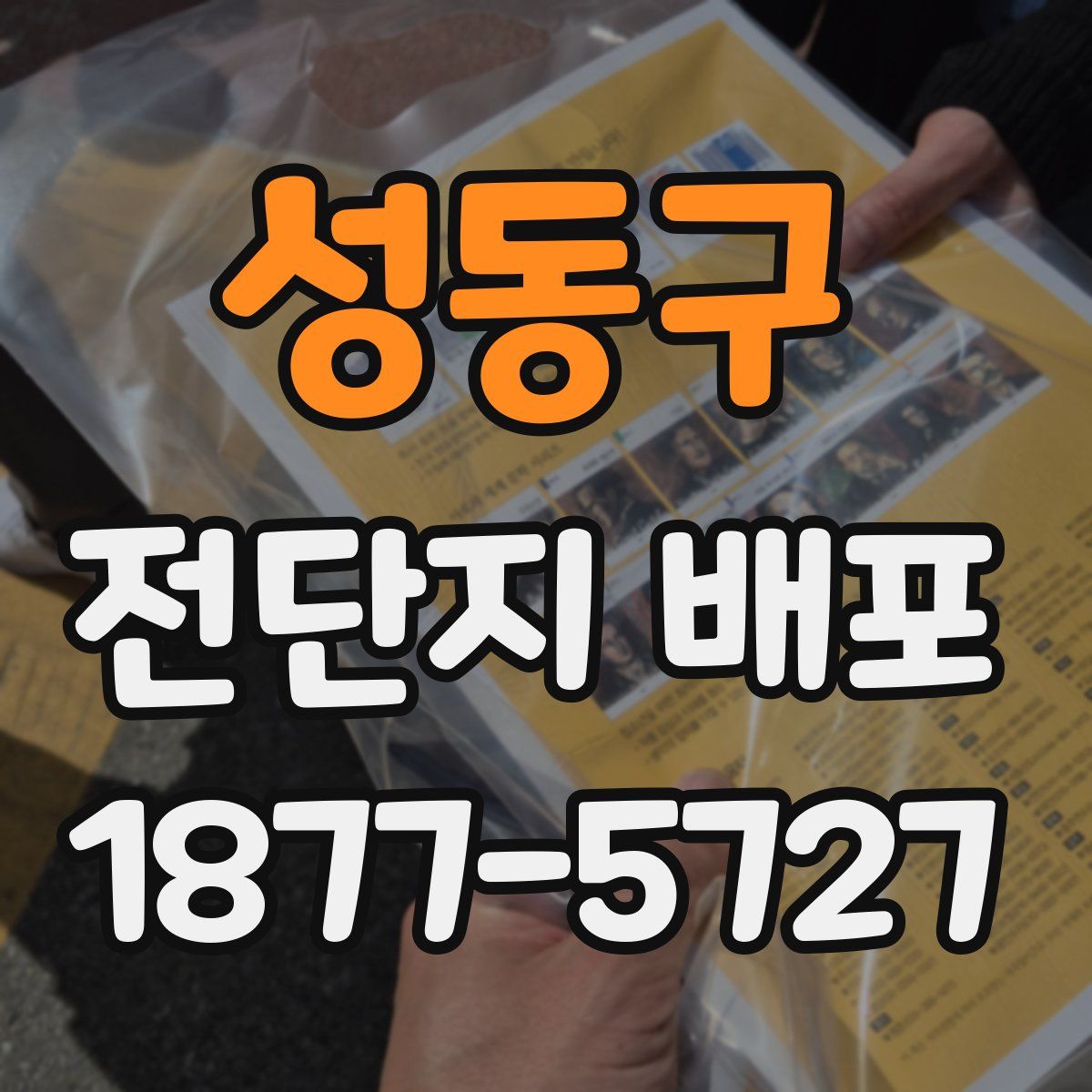성동구 전단지 배포