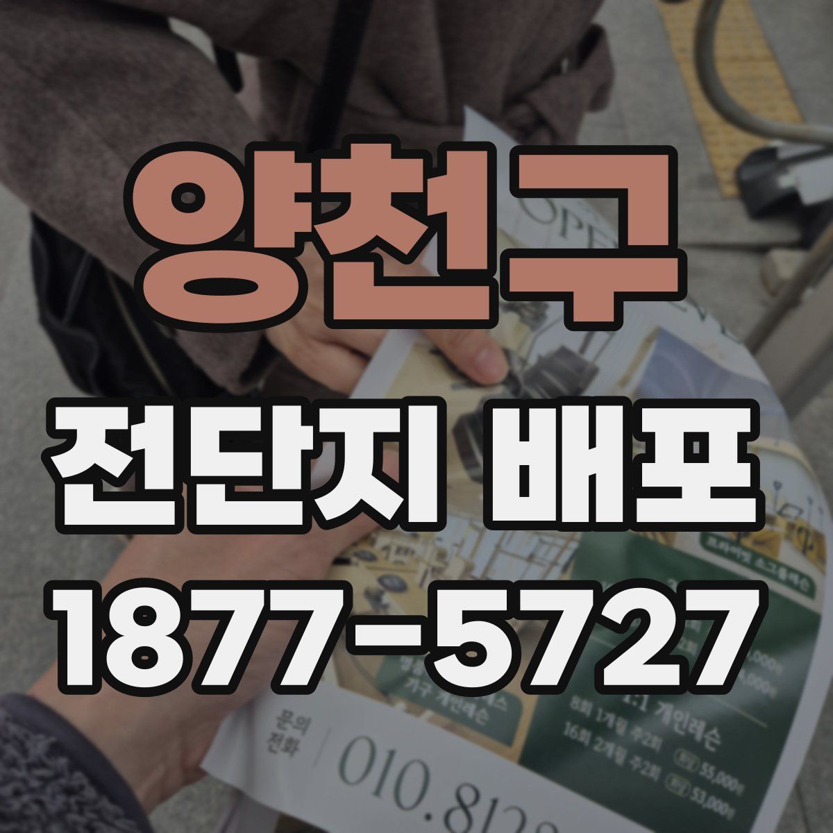 양천구 전단지 배포