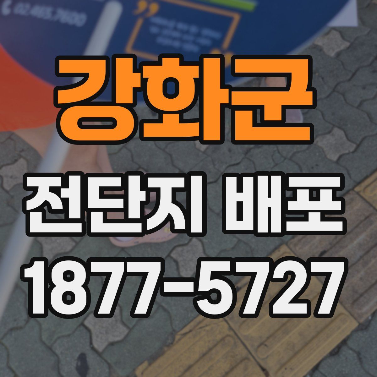 강화군 전단지 배포