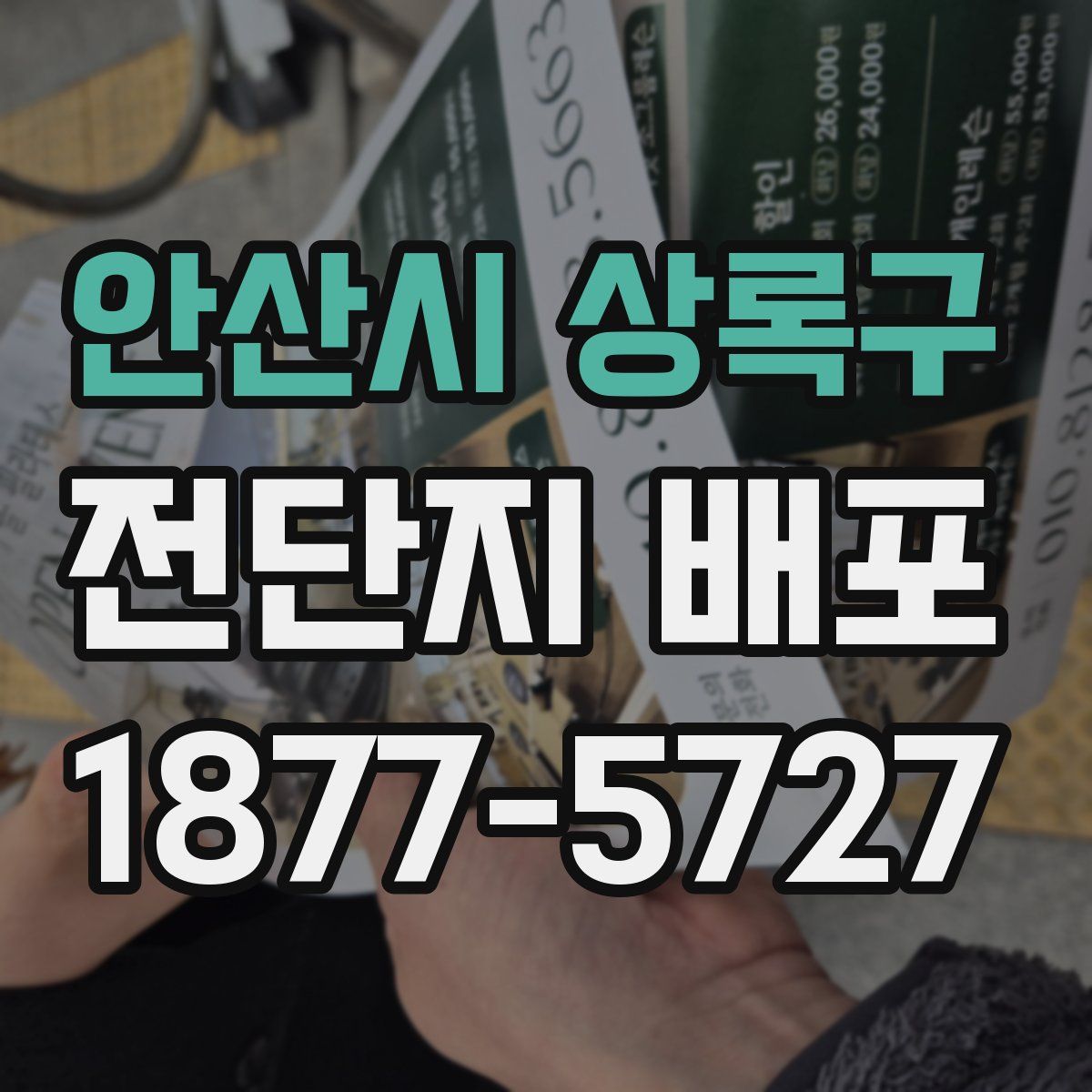 안산시 상록구 전단지 배포