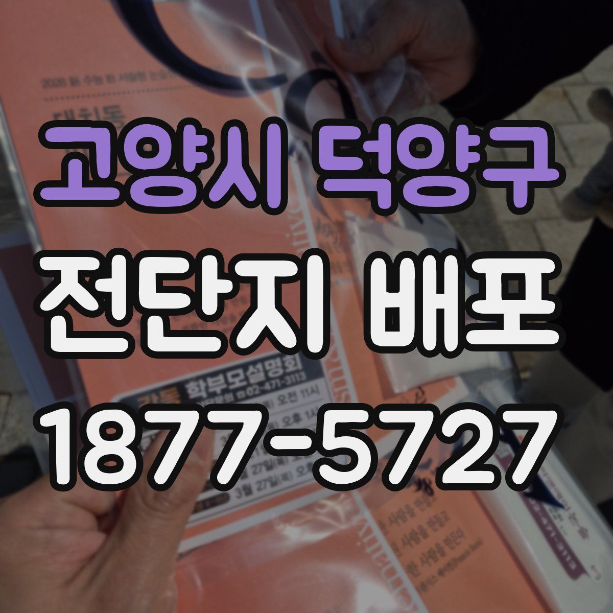 고양시 덕양구 전단지 배포