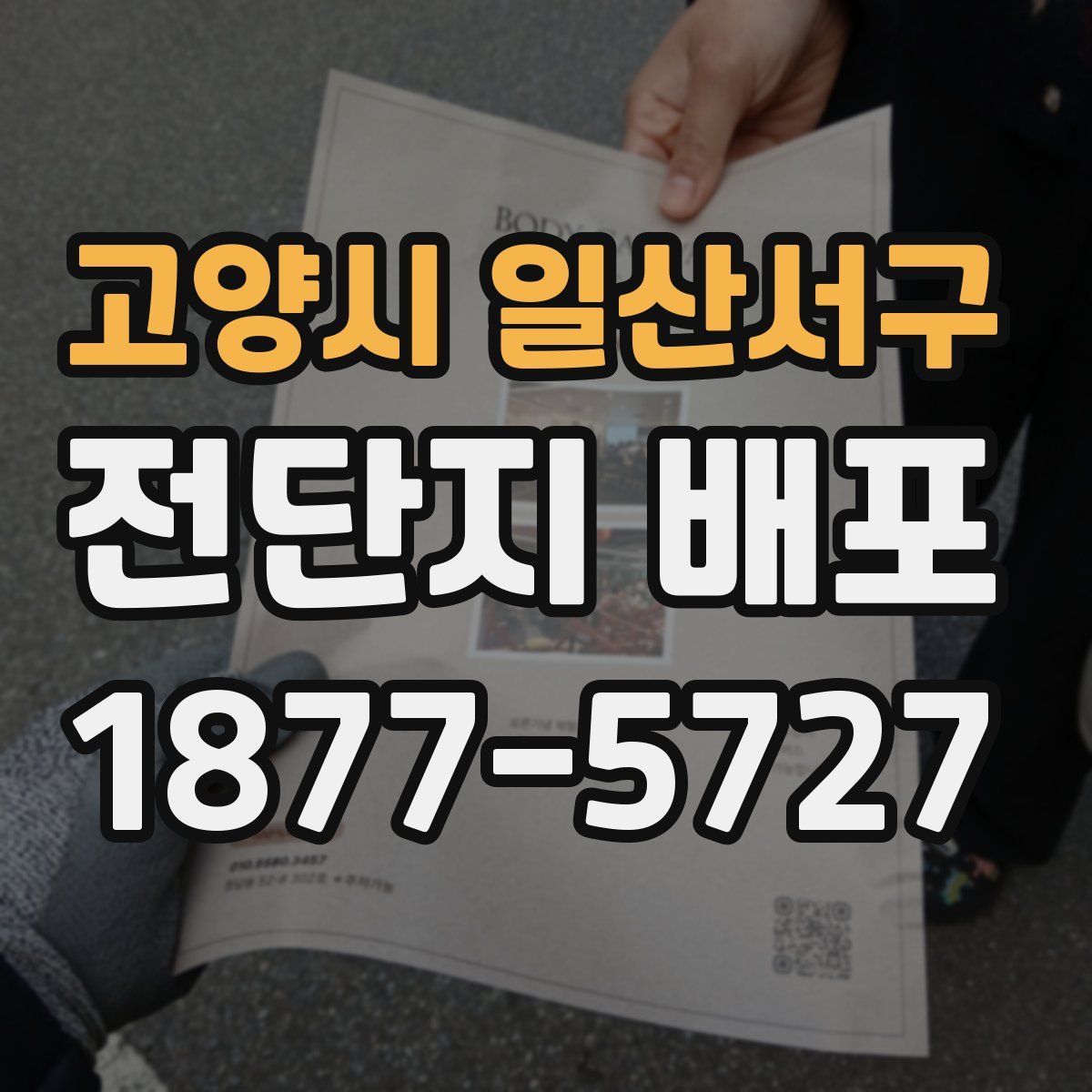 고양시 일산서구 전단지 배포