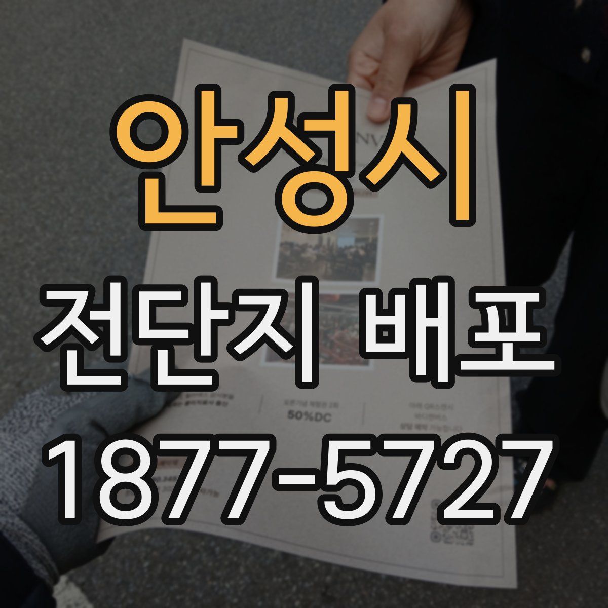 안성시 전단지 배포