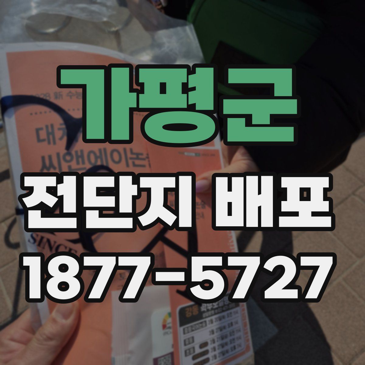 가평군 전단지 배포