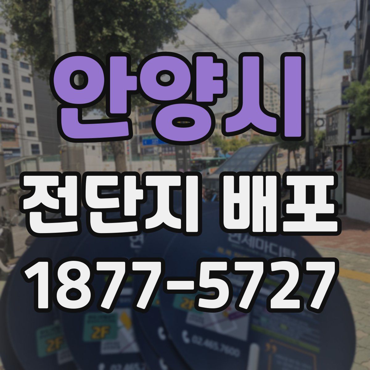 안양시 전단지 배포