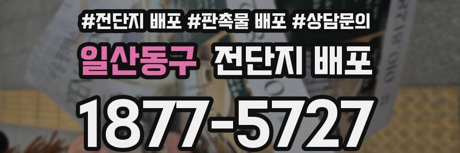일산동구 전단지 배포