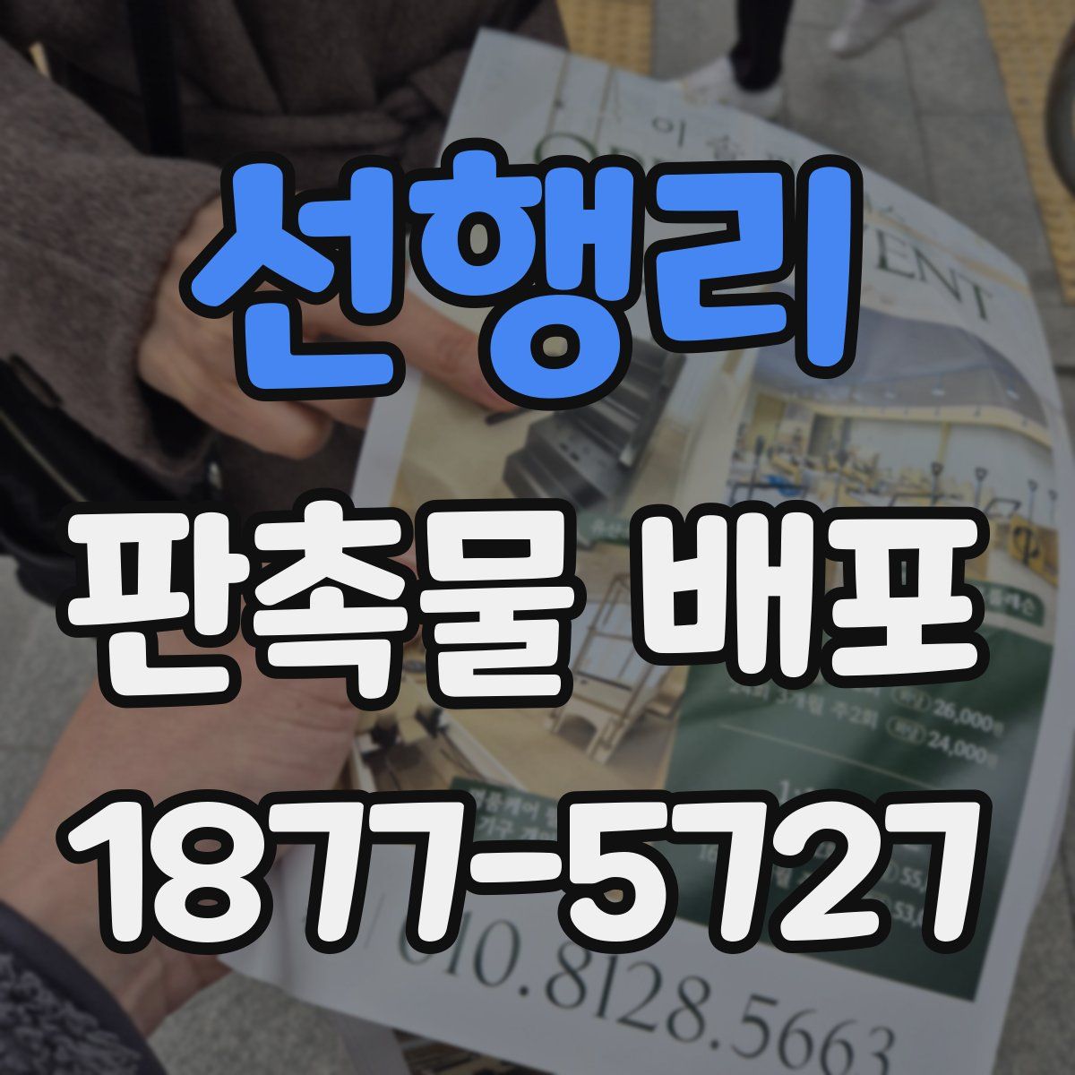선행리 판촉물 배포