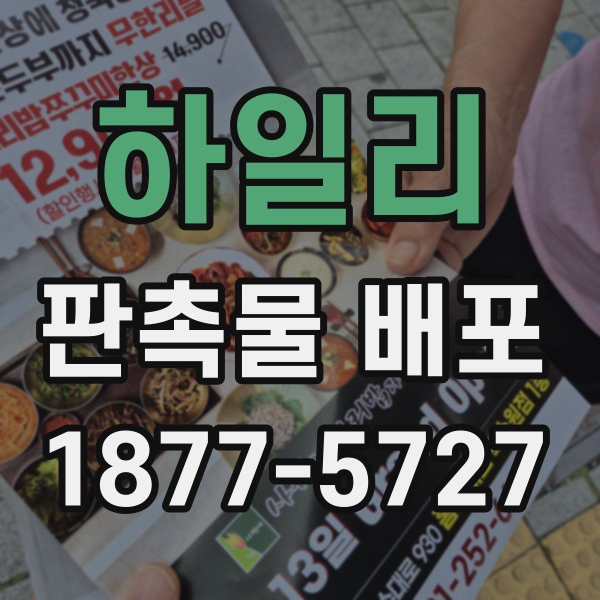 하일리 판촉물 배포