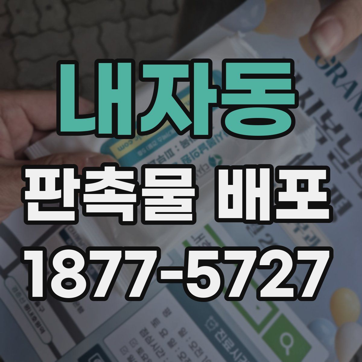 내자동 판촉물 배포