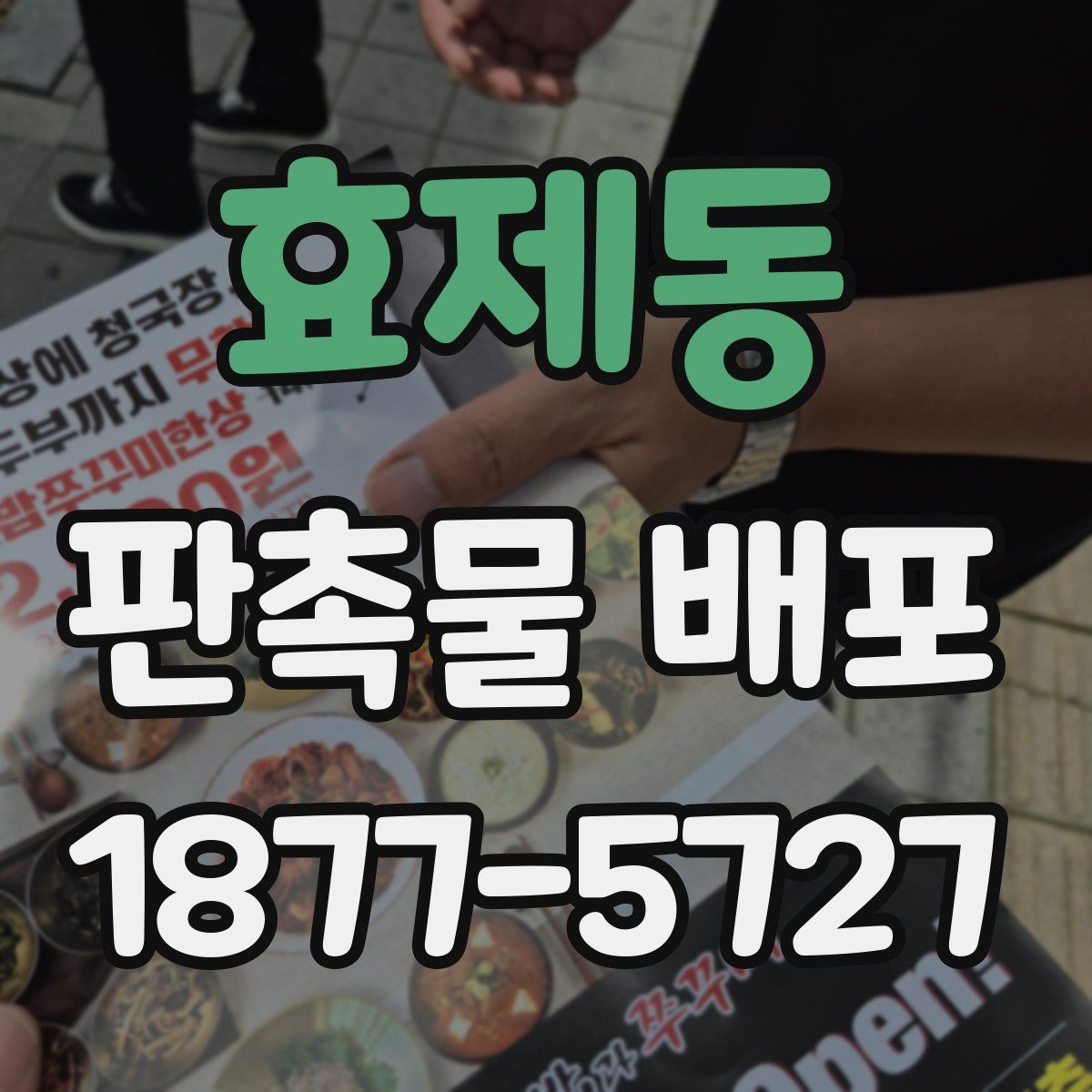 효제동 판촉물 배포