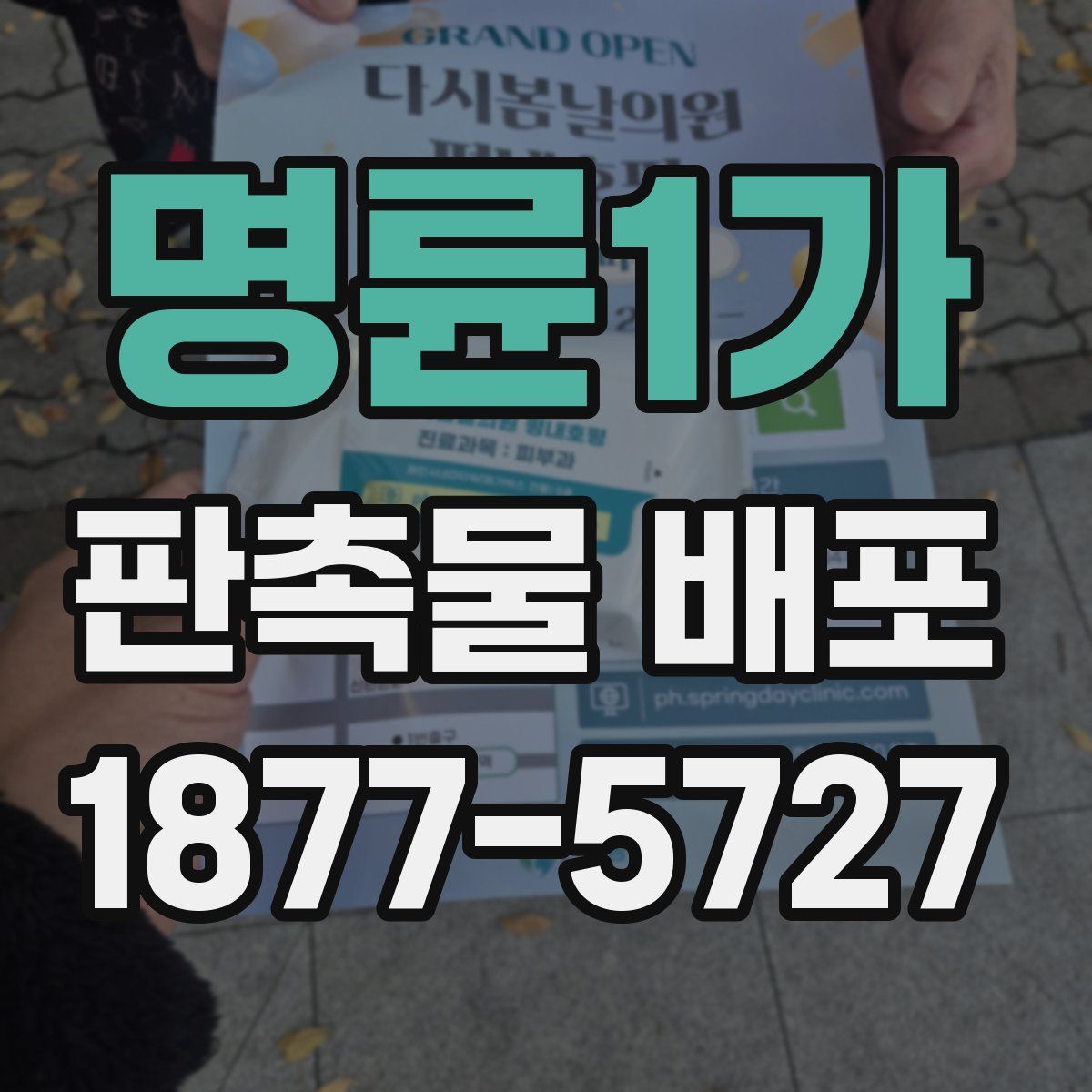 명륜1가 판촉물 배포