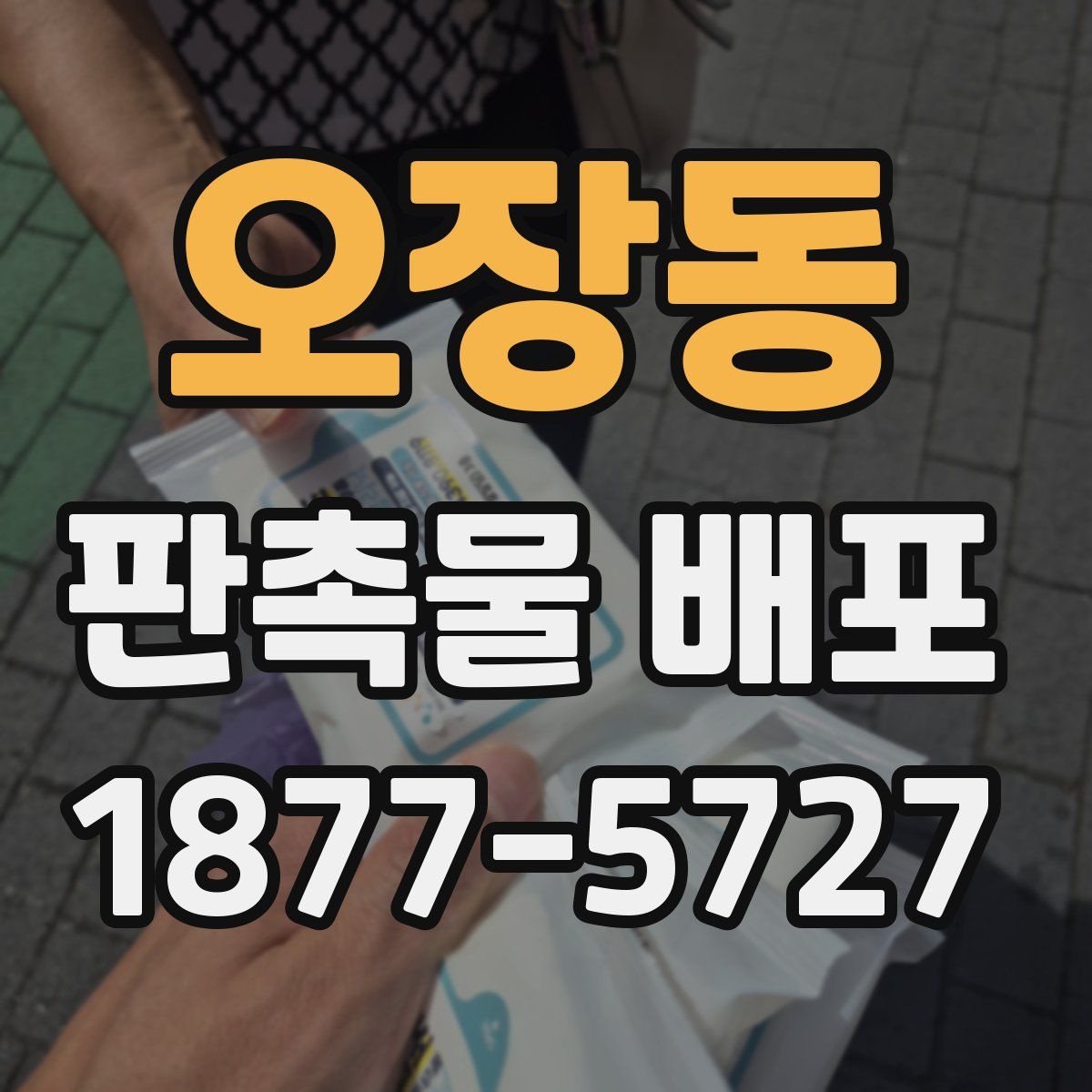 오장동 판촉물 배포