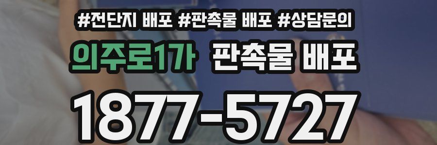 의주로1가 판촉물 배포