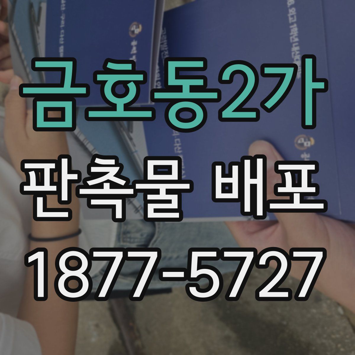 금호동2가 판촉물 배포