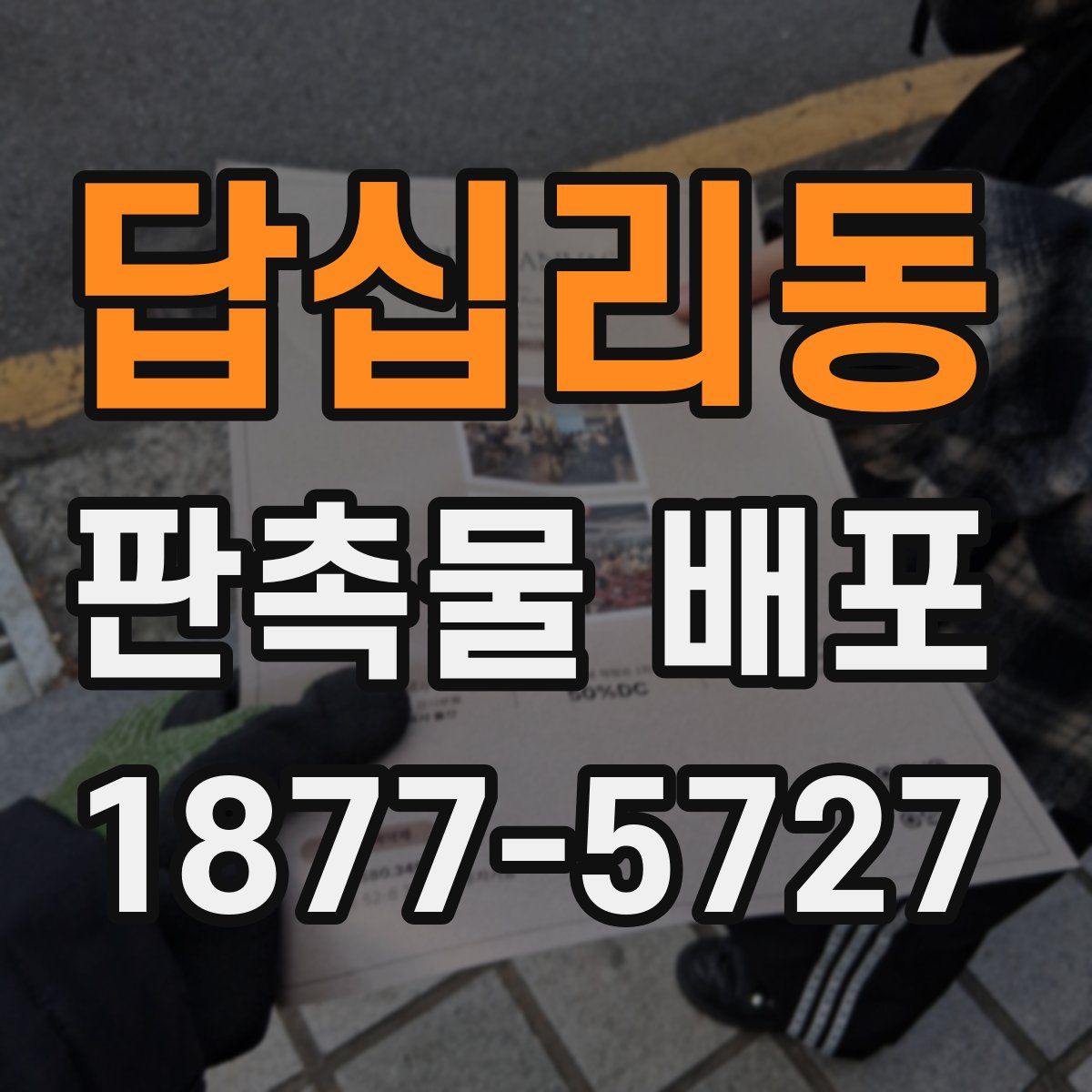 답십리동 판촉물 배포