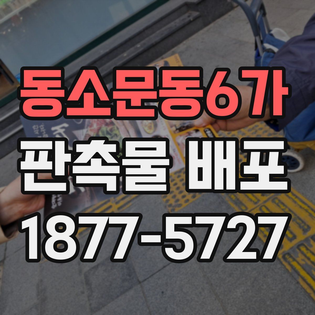 동소문동6가 판촉물 배포