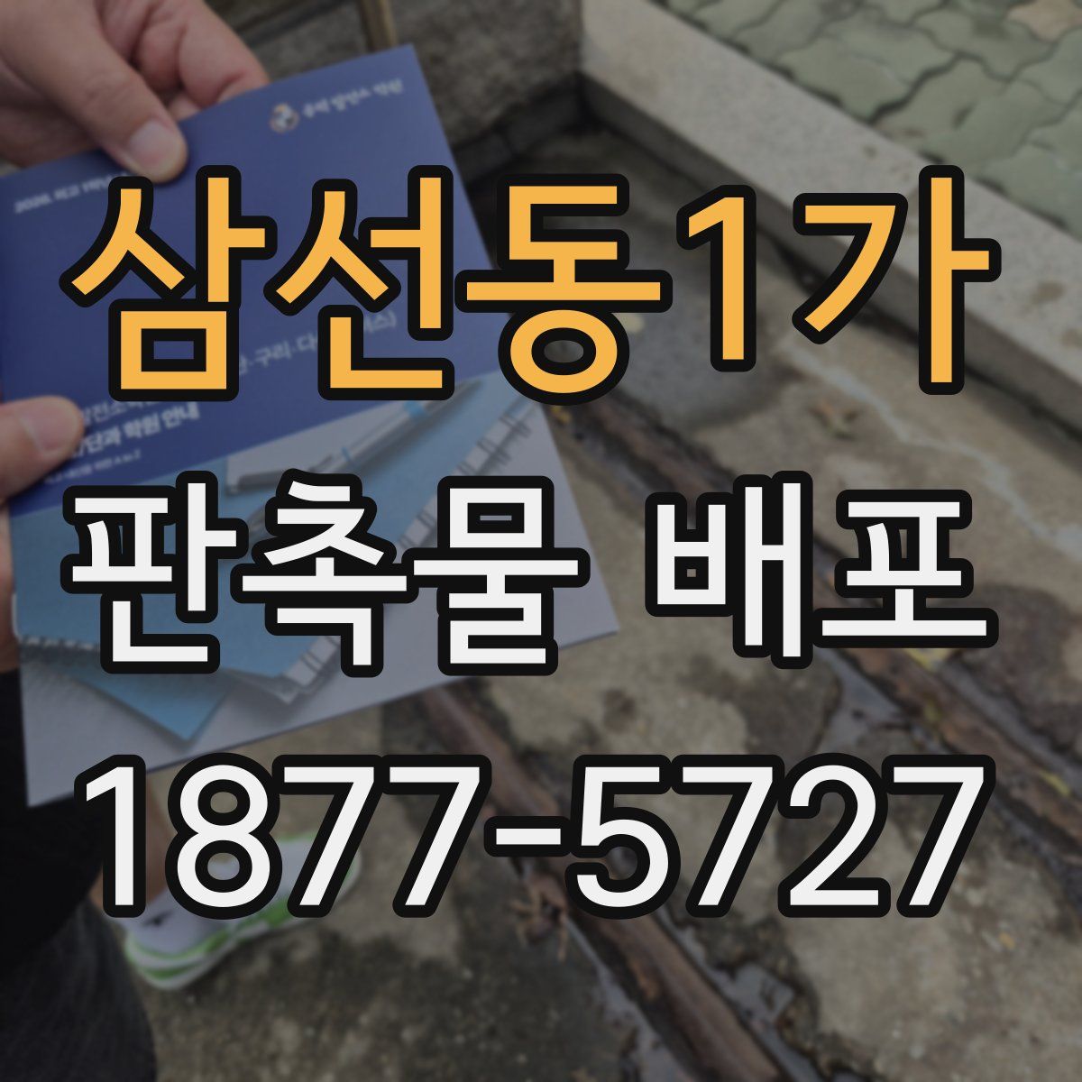 삼선동1가 판촉물 배포