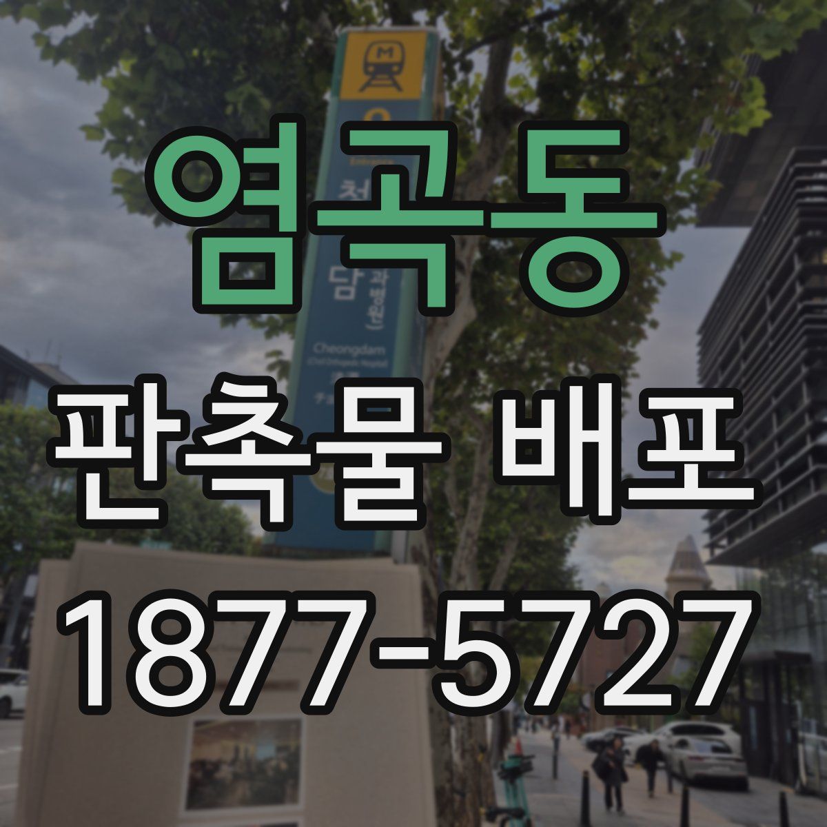 염곡동 판촉물 배포