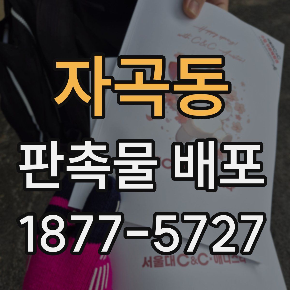 자곡동 판촉물 배포