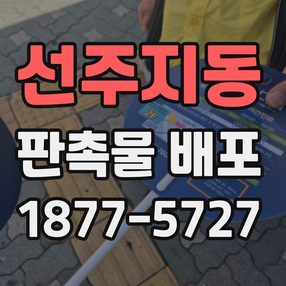 선주지동 판촉물 배포