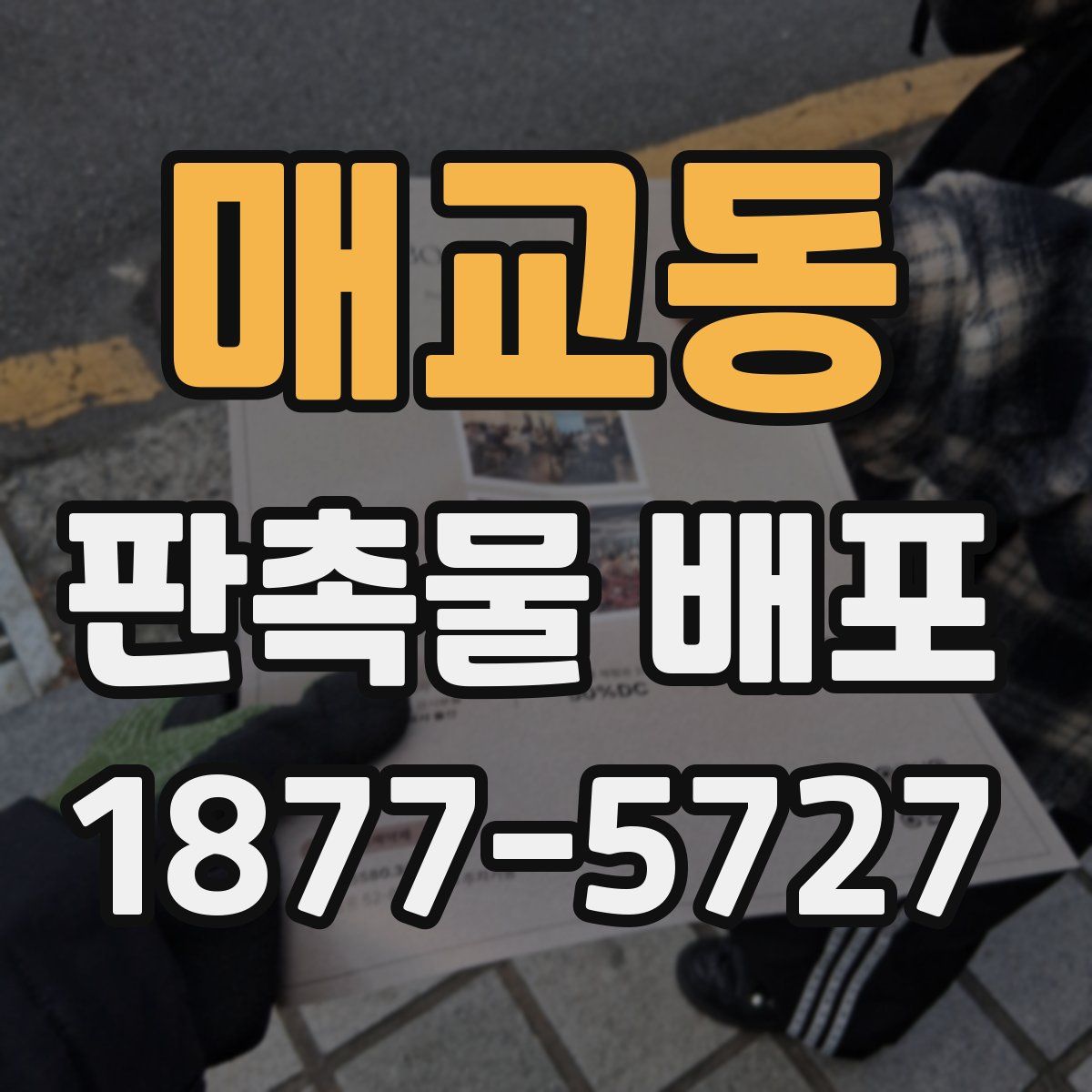 매교동 판촉물 배포