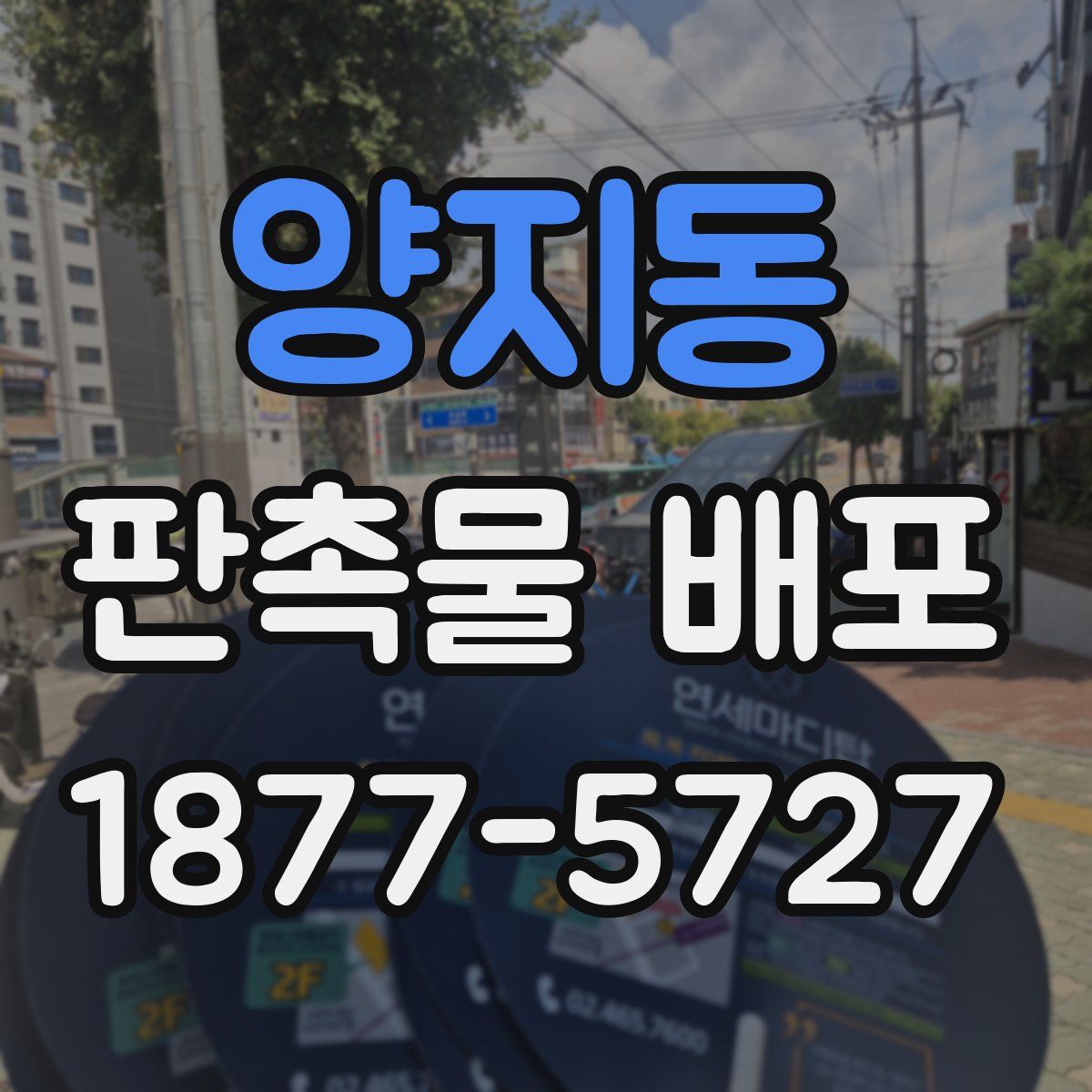 양지동 판촉물 배포